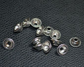 10 round silver diamètre10mm cups cups