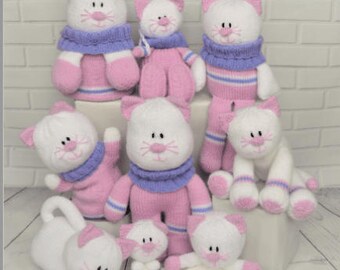 9 Cat Knits Knitting Pattern Book KBP Volume 2