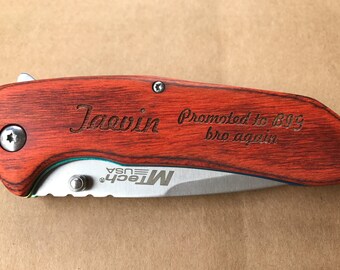 Groomsmen Gifts, Personalized Gift, Pocket Knife, Engraved Pocket Knife, Wedding Gift, Brother In law, Wedding Party Gifts, New Brother