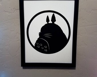 Totoro (My Neighbor Totoro) | Papercut Silhouette