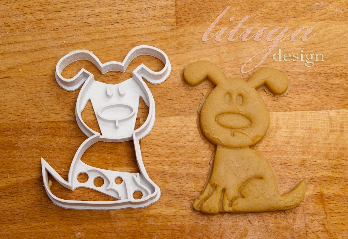 Dog cookie cutter Animal shaped cookie cutter dog puppy