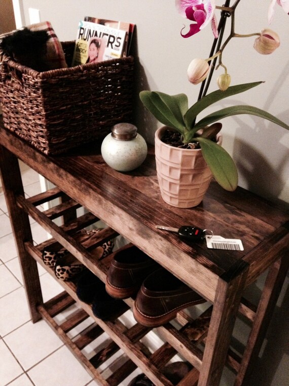 Items similar to Tabletop Shoe Rack on Etsy