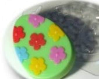 flower egg easter bath bomb mold plastic chocolate wax soap