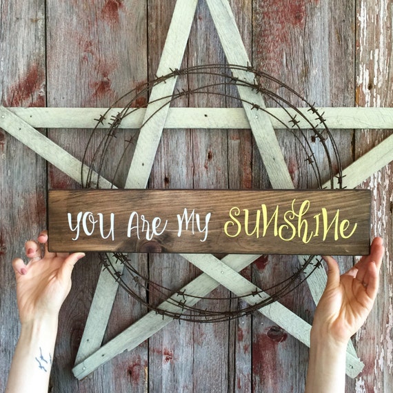 You are my sunshine Home Decor Wooden Sign Custom Wooden