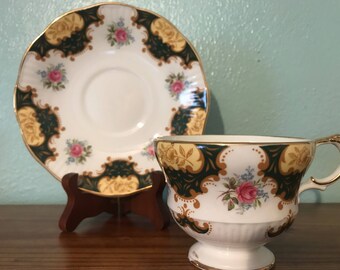 Rosina English Fine Bone China Teacup & Saucer Set