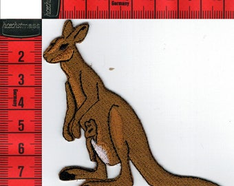 Fusible Kangoorou coat, or sewing 8 x 8 cm Patch Applique