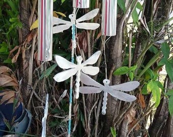 Beaded Dragonfly wind chime