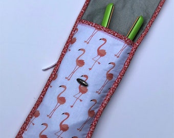 Flamingo Flat Iron/ Curling Iron Travel Case