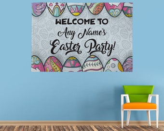 Personalised Easter Party Banner