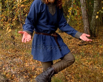 Tunic of Hedeby, Early Medieval Scandinavian tunic, Viking tunic form Hedeby, Historical Pattern , for Viking Reenactors, Viking Costume