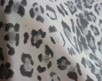 Animal Print Silk Fabric by the Yard, Silk Yardage, Fabric by the Yard, Silk by the Yard, Wide Goods