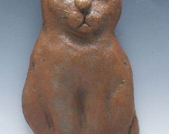 Floyd, Patron of Fat Cats, Handmade Plaque