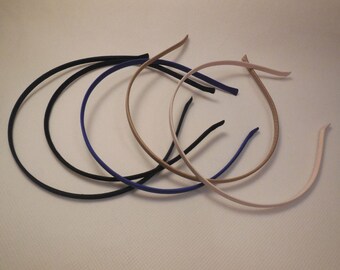 Women Plain Alice band headband satin fabric alice band hair band accessory diy is for sale. sold by per headband