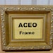 ACEO Photo Frame - Gold Ornate Picture Frame