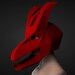 Dragon Papercraft, 3d papercraft, papercraft template, Dragon Mask, paper mask, Paper Template, Pattern Mask, 3d Papercraft, Low Poly Mask