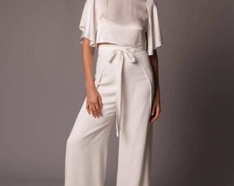 St. Lucia Pant: Contemporary Wide Leg Wrap Pant