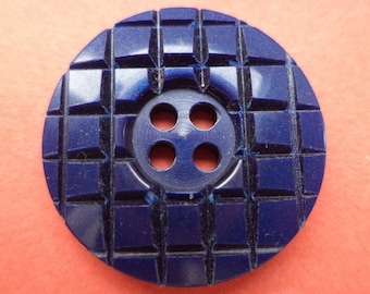 10 BUTTONS 23mm dark blue blue (6168)