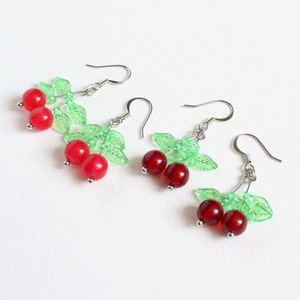 Cherry earrings | Etsy