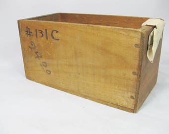 Rustic Wooden Box, Wooden Tool Box, Vintage Wooden Box