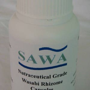 90 caps 100% Pure Wasabia japonica rhizome. Great for improving your health and boosting your immune system.