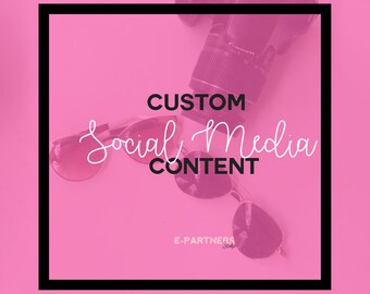 Custom Social Media Branding Content | Beauty Blogger | Hair Salon