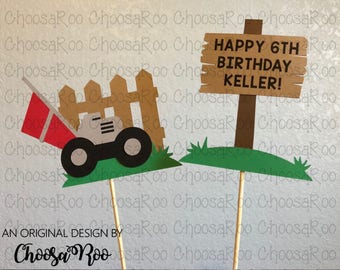 Mower birthday | Etsy