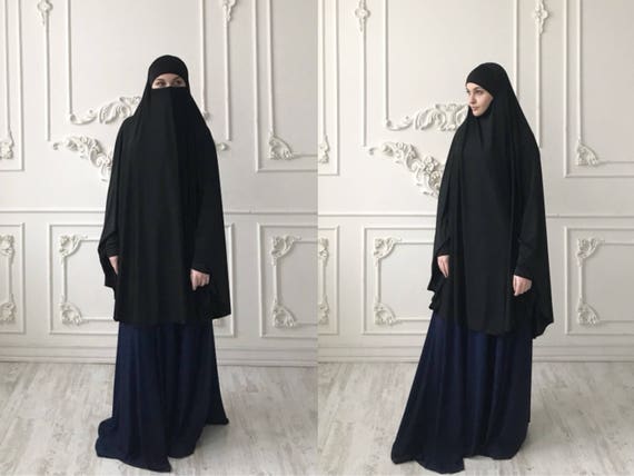 Black Transformer Khimar niqab jilbab black niqab black Black Transformer Khimar niqab jilbab black niqab black