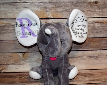 Angel Baby Memorial Keepsake Elephant