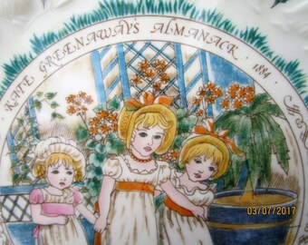 Kate Greenaway Scorpio Plate. Royal Doulton 1977