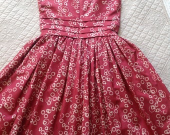 Dress flowers woman/Garden Party/Summer/Wedding Guest/Floral/waist Size 6-7 / Cocktail/Graduation
