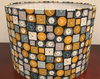 Clocks 30cm Drum Lampshade