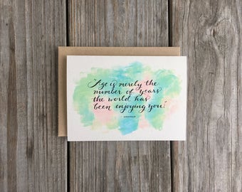 Birthday Card to Mom, Birthday Card for Her, Card for Best Friend