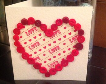 I love you - Valentines-birthday-I love you- handmade gift cards