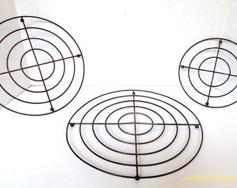 Vintage Pot Trivets: Offered As a Set of Three Sizes