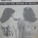 Mary's Little Lamb Sweater Knitting Pattern Zipper Front/ Mary Maxim No. 478/ Girls Size 4 - 6, 24- 26 Inch Chest Cardigan