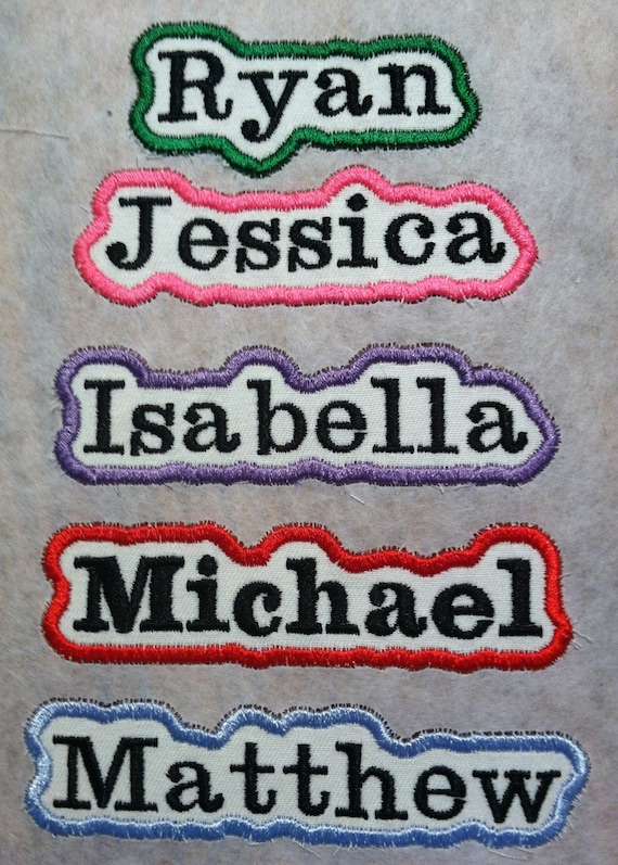 Personalized Embroidered Iron On Name Patch   Il 570xN.368154145 R3ko 