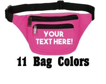 Customizable Fanny Packs // Team Fanny Packs // Custom Fanny Packs