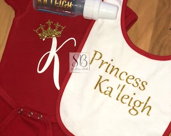 Baby Onesie and Bib Set
