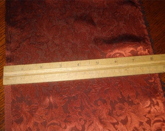 100% Silk Jacquard - Copper