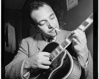 Django Reinhardt - New York City - ca. Nov. 1946 by Bill Gottlieb - Django Reinhardt - Photo - Print - Art - Vintage - NYC - Photography