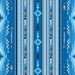 Elizabeth Studios Native Pattern Stripe Feather Blue 1 Yard