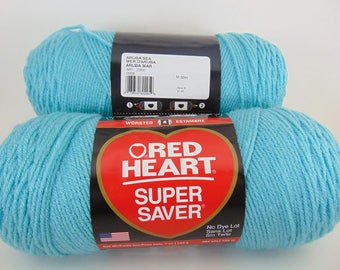 Aruba Sea - Red Heart Super Saver yarn worsted weight - 2058