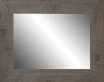 30x36 Weathered Gray Mirror