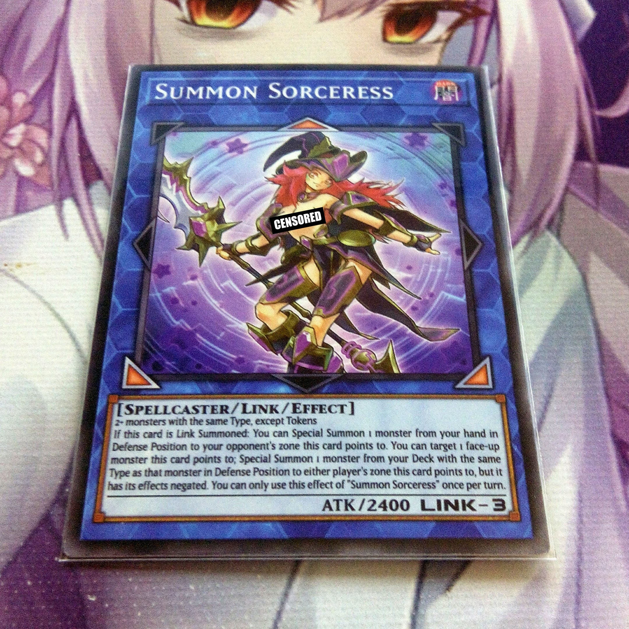 Sexy Summon Sorceress Common Orica Fanmade Yugioh Card 