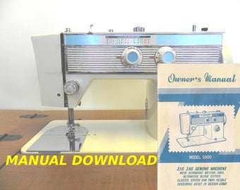Morse Sewing machine Morse model 5900 owners manual sewing machine morse 5900 Morse sewing manual 5900 sewing machine MORSE owners manual Ca