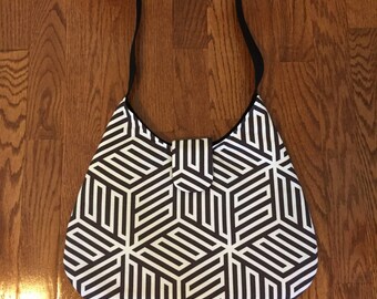 Small Black and White Purse