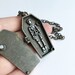 Skeleton Coffin Antique Brass Halloween Necklace