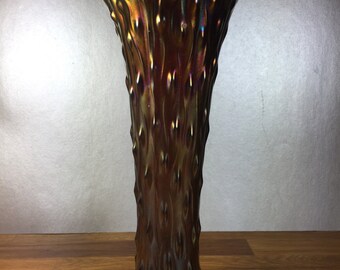 Northwood Amethyst Tree Trunk Carnival Vase
