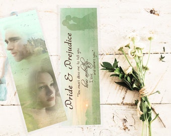 Pride and Prejudice Bookmark - Handmade