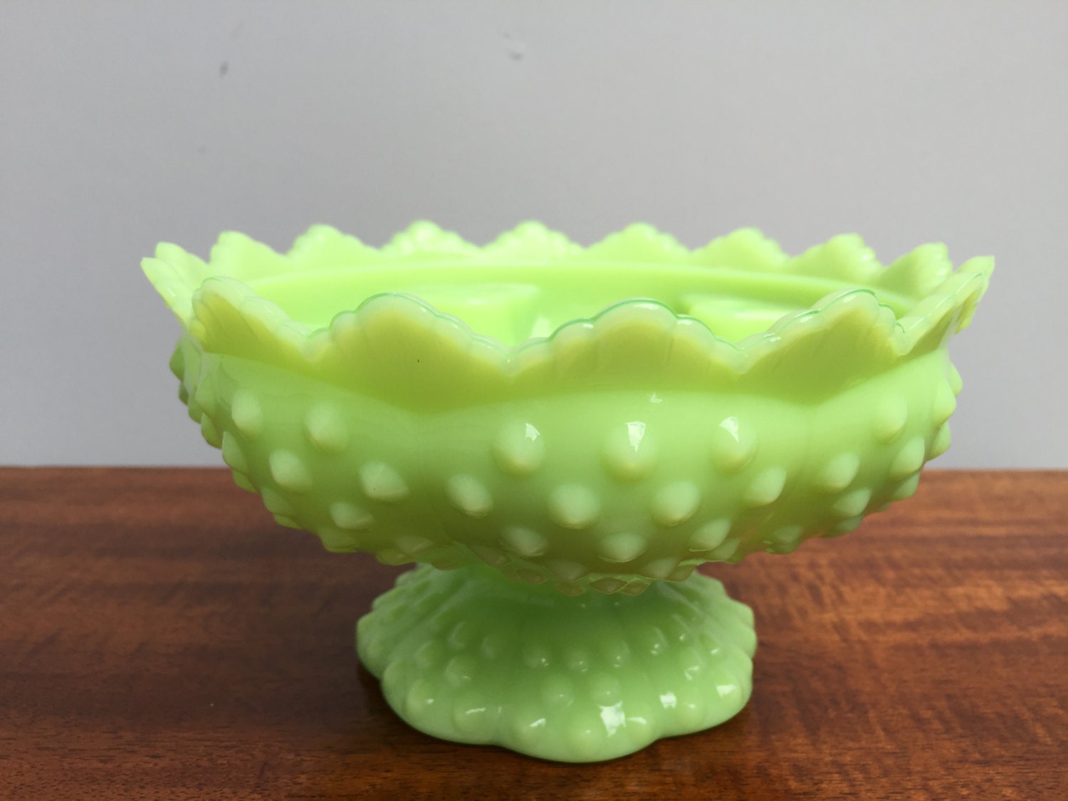 Fenton Candle Holder Fenton Hobnail Wedding Candle Holder